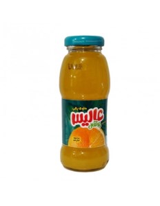 عالیس آبمیوه شیشه پرتقال 200 سی سی