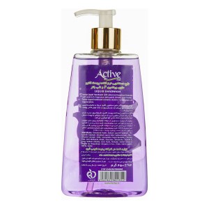 اکتیو مایع دستشویی شفاف بنفش 450 گرم