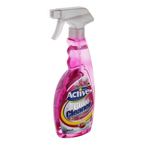اکتیو شیشه شوی ضد بخار صورتی500 میلی لیتری