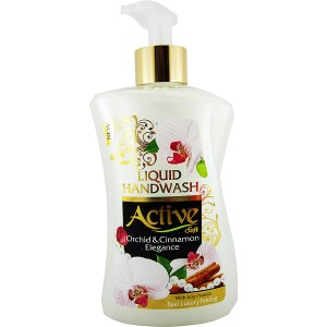 اکتیو مایع دستشویی شفاف 450گ سفید