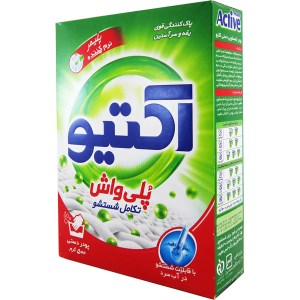 اکتیو پودر لباسشویی دستی پلی واش 500گرمی