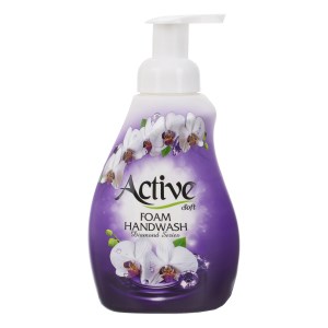 اکتیو مایع دستشویی فوم دیاموند 500گرمی بنفش