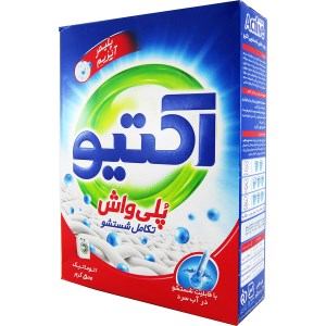 اکتیو پودر ماشین لباسشویی پلی واش آبی 500گرمی