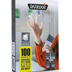 دارکوب دستکش یکبار مصرف 100عددی