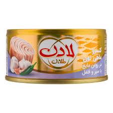 لادن تن ماهی سیر و فلفل 180 گرم