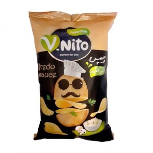وی نیتو چیپس 105گرم با سس آلفردو