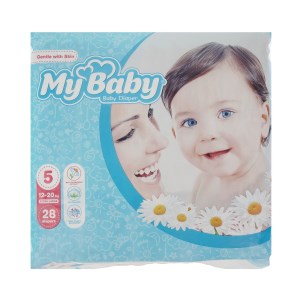 مای بیبی پوشک کامل 10عددی سایز5