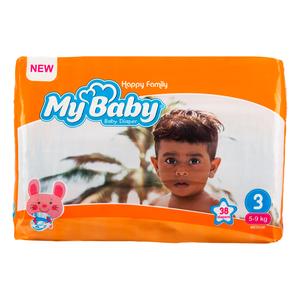 مای بیبی پوشک نارنجی سایز3 اقتصادی