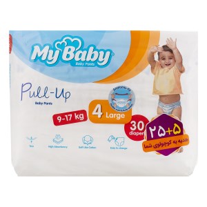 مای بیبی پوشک شورتی پول آپ سایز 4 اقتصادی