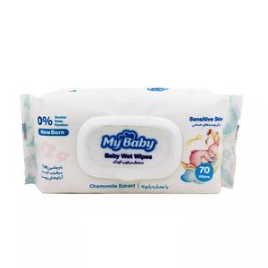 مای بیبی دستمال مرطوب کودک حساس 70
