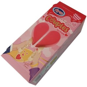 دومینو چیز کیک قلبی چوبی