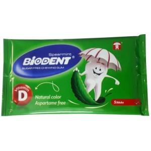 بایودنت آدامس نواری باطعم نعنا ویتامین دی