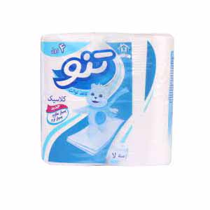 تنو دستمال توالت 4رول سه لایه