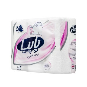 پاپیا دستمال حوله 5 لایه 3 قلو
