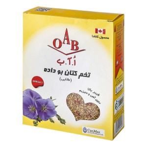 OAB تخم کتان بوداده 200گرمی