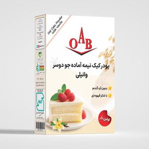 OAB پودر کیک جو دو سر وانیلی