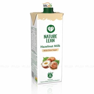 نیچرلین شیر فندق با قند خرما یک لیتری