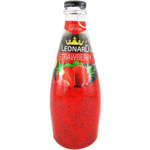 لئونارد نوشیدنی تخم شربتی توت فرنگی 300میل