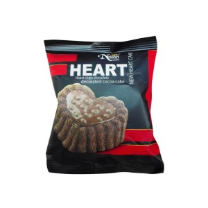 نظری کیک قلبی کاکائو