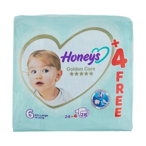 هانیز پوشک بچه سایز 6 (24عددی)