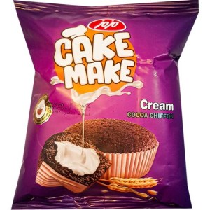 مزمز کیک شیفون کاکائویی با کرم خامه