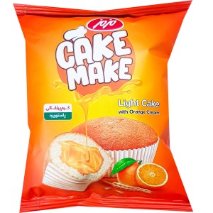 مزمز کیک شیفون ساده با کرم پرتقال