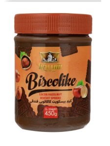 شیررضا کرم بیسکوییت کاکائویی فندقی