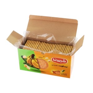 شیر رضا بیسکویت موزی 1100 گرم