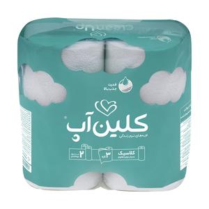 کلین آپ دستمال حوله طرح ابر 2رول