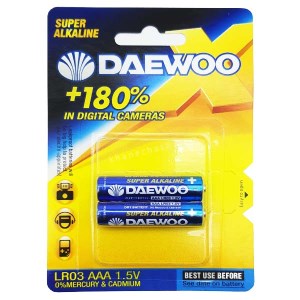 دوو باتری نیم قلمی آلکالاین2 عددی