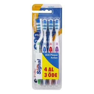 سیگنال مسواک آنتی پلاک 4عددی